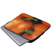 Paprikaschoten am Markt Laptopschutzhülle (Vorne Knopf)