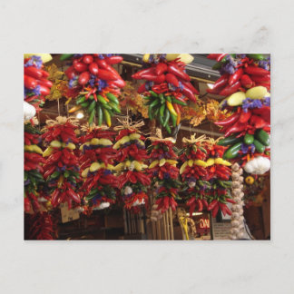 Paprikaschoten am Pike Place Market Postkarte