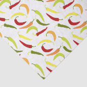 Paprikaschoten aus niedlichem Chili mit Fliesen Seidenpapier (Ausschnitt)