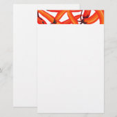 Paprikaschoten Briefpapier (Vorne/Hinten)