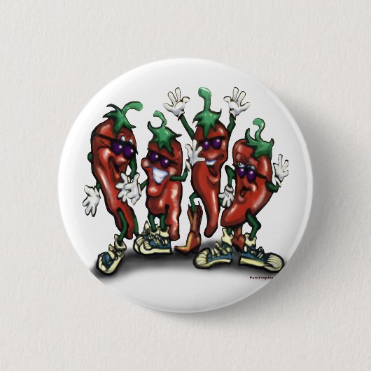 Paprikaschoten Button (Vorderseite)