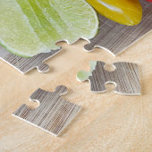 Paprikaschoten, Cilantro, Zwiebelfutter Puzzle (Seite)