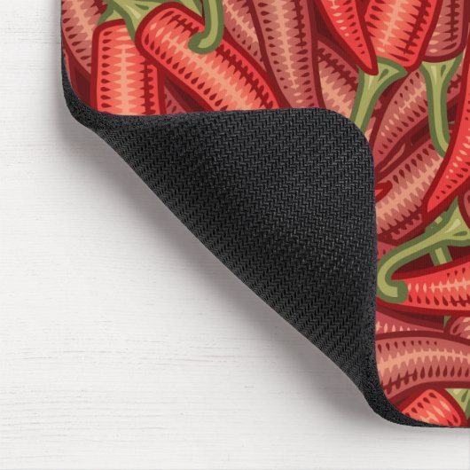 Paprikaschoten des Chilis Mousepad (Ecke)