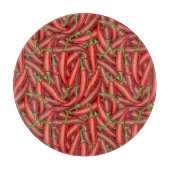 Paprikaschoten des Chilis Schneidebrett (Vorderseite)