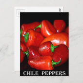 Paprikaschoten des neuen Mexiko-Chilis (Chile) Postkarte (Vorne/Hinten)