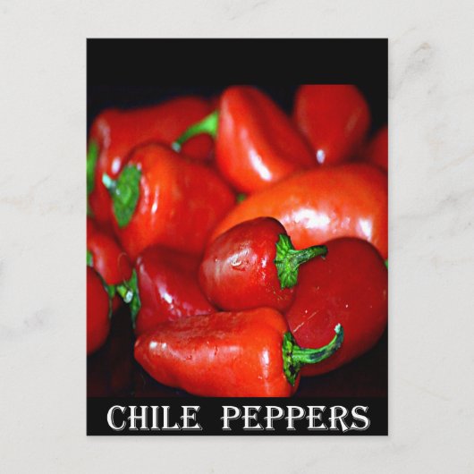 Paprikaschoten des neuen Mexiko-Chilis (Chile) Postkarte (Vorderseite)