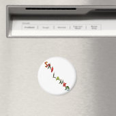 Paprikaschoten für den Chili in Sri Lanka Magnet (In Situ (Geschirrspüler))