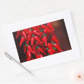 Paprikaschoten für den Chili mit dem Hot-Hanging-M Rechteckiger Aufkleber (Umschlag)