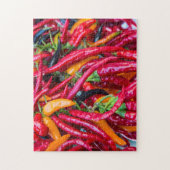 Paprikaschoten für den Chili von Heiß auf dem Baue Puzzle (Vertikal)