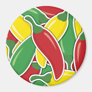 Paprikaschoten für Funkverkehrslichtlicht Chili Magnet