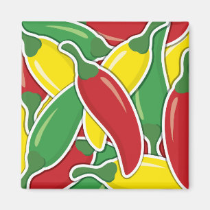 Paprikaschoten für Funkverkehrslichtlicht Chili Magnet