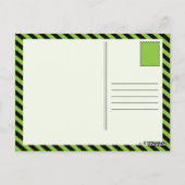 Paprikaschoten für grünen Chile Postkarte (Rückseite)