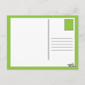 Paprikaschoten für grünen Chile Postkarte (Rückseite)