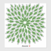 Paprikaschoten für grünen Chili Aufkleber (Blatt)