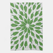 Paprikaschoten für grünen Chili Geschirrtuch (Vertikal)