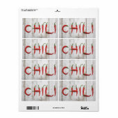 Paprikaschoten für Hot Chili (Vorne)