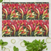 Paprikaschoten für Hot Chili - Design 2 - Küchentü Geschirrtuch (Gefaltet)