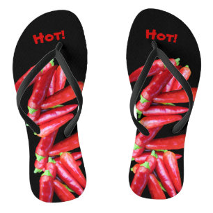 Paprikaschoten für Hot Chili Flip Flops Badesandalen