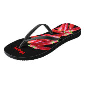 Paprikaschoten für Hot Chili Flip Flops Badesandalen (Schrägansicht)