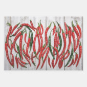 Paprikaschoten für Hot Chili Geschenkpapier Set (Vorderseite 2)