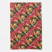 Paprikaschoten für Hot Chili Geschirrtuch (Vertikal)