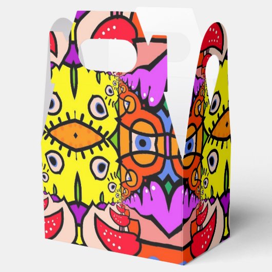 Paprikaschoten für Hühner und Chili - Gable-Favor- Geschenkschachtel (Geöffnet)