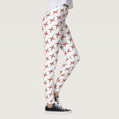 Paprikaschoten für Red Chili Vector Custom Leggings (Rechts)
