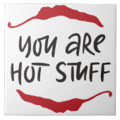 Paprikaschoten für Rote Chili Fliese (Vorderseite)