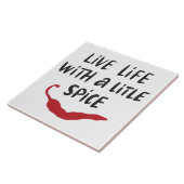 Paprikaschoten für Rote Chili Fliese (Seite)