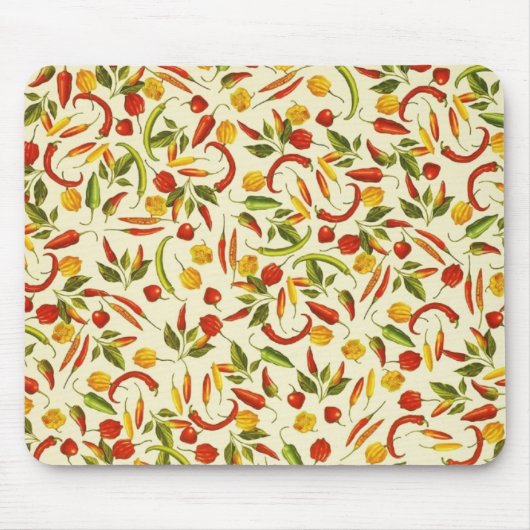 Paprikaschoten für Vintage Chili Mousepad (Vorne)