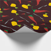 Paprikaschoten Geschenkpapier