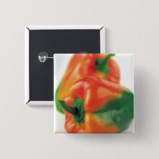 Paprikaschoten grün und orange button (Vorne & Hinten)