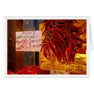 Paprikaschoten im großartigen Markt Hall