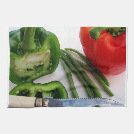 Paprikaschoten Küchentücher (Horizontal)