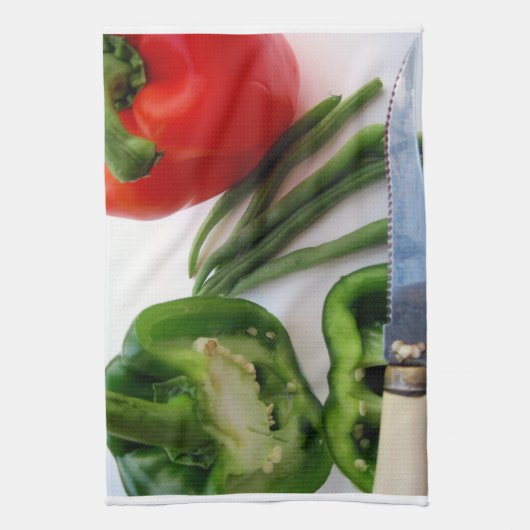Paprikaschoten Küchentücher (Vertikal)
