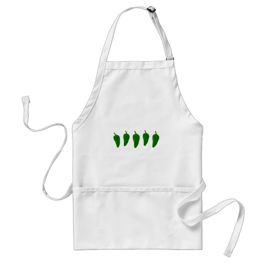 Paprikaschoten-Logo des Jalapeno-(Jalapeño) Schürze (Vorne)
