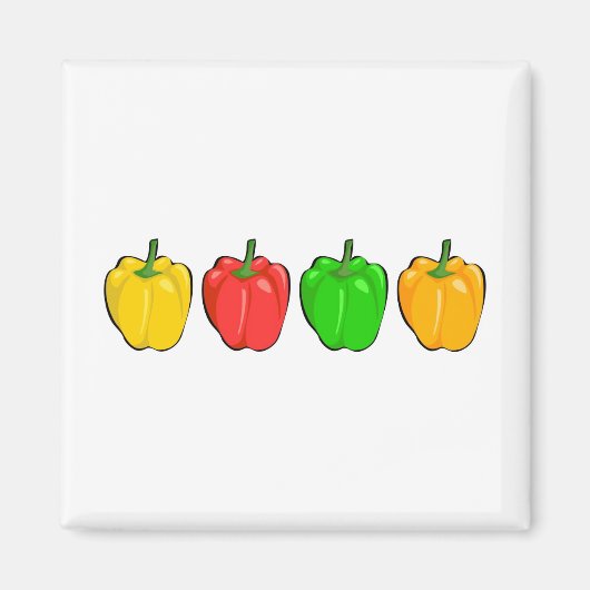 Paprikaschoten Magnet (Vorne)