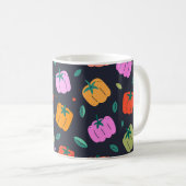 Paprikaschoten mit handgezogenem Gemüse Kaffeetasse (VorderseiteRechts)