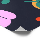 Paprikaschoten mit handgezogenem Gemüse Poster (Ecke)