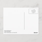 Paprikaschoten mit rotem Chili - Geschenkreichweit Postkarte (Rückseite)