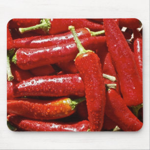 Paprikaschoten mit rotem Chili Mousepad