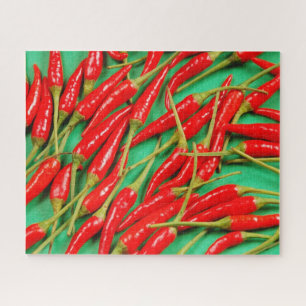 Paprikaschoten mit rotem Chili Puzzle