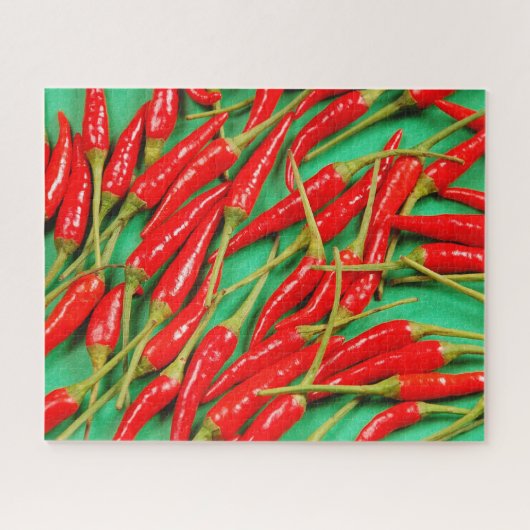 Paprikaschoten mit rotem Chili Puzzle (Horizontal)