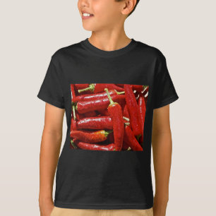 Paprikaschoten mit rotem Chili T-Shirt