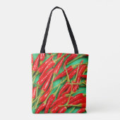 Paprikaschoten mit rotem Chili Tasche (Rückseite)