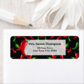 Paprikaschoten mit rotem und grünem Chili geben da (Insitu)