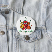 Paprikaschoten mit scharfen Chilis Button (Beispiel)