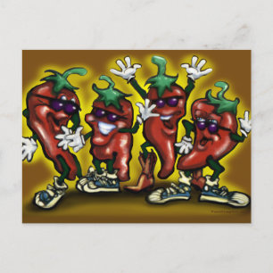 Paprikaschoten Postkarte
