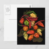 Paprikaschoten Postkarte (Vorne/Hinten)