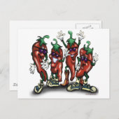 Paprikaschoten Postkarte (Vorne/Hinten)